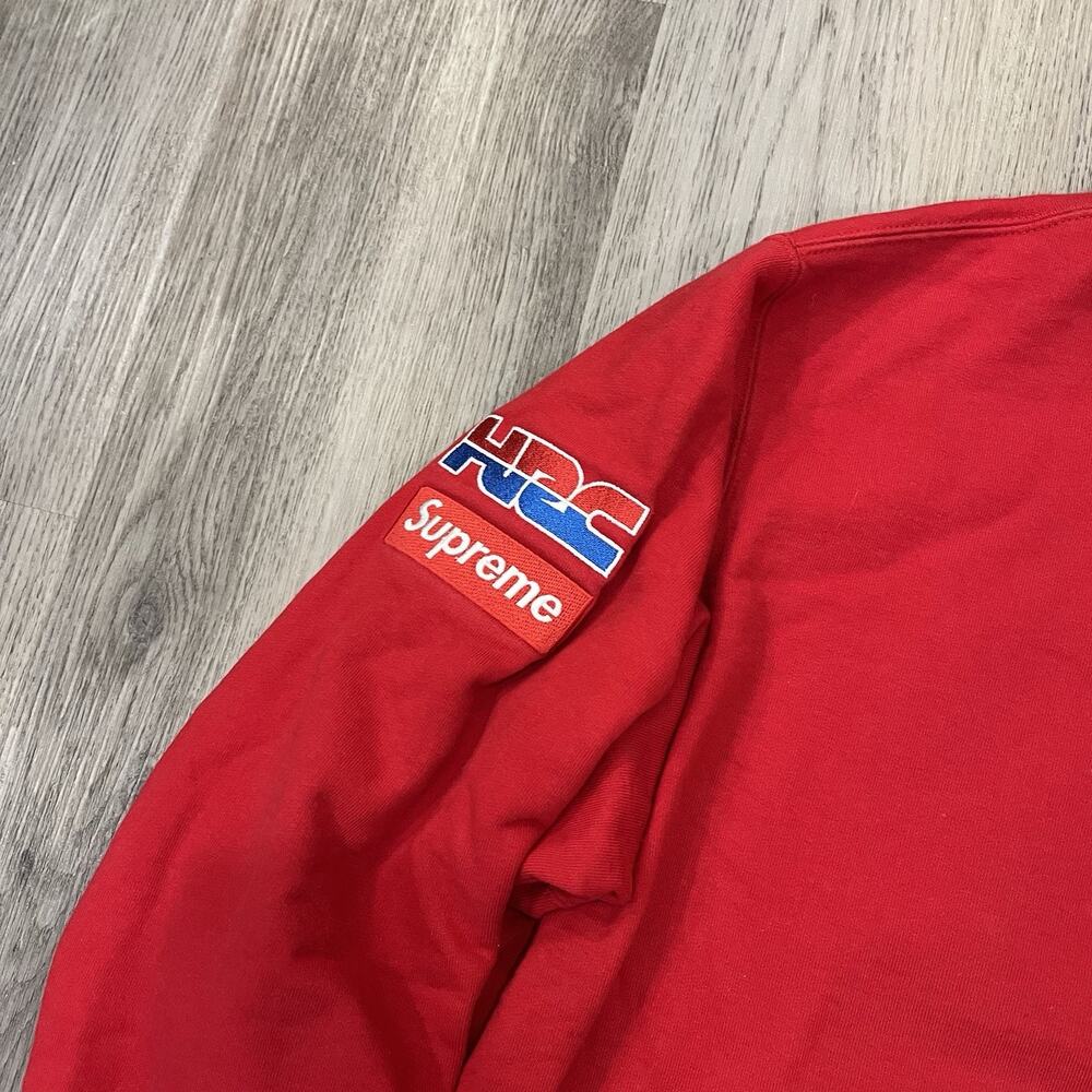 Supreme Honda Fox Racing Crewneck Red Size Medium Pul… - Gem